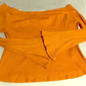 F21 Plus off the shoulder top
